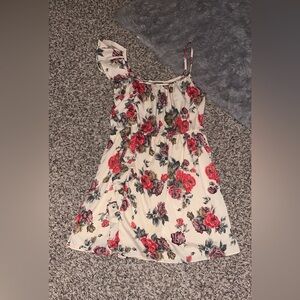 Wet Seal Cream Floral Dress